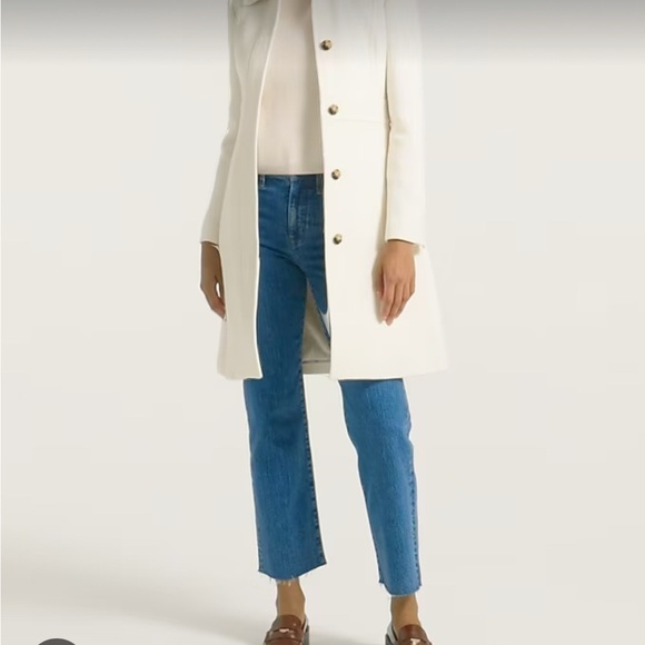 J. Crew Lady Day Top Coat Winter White - Picture 1 of 12